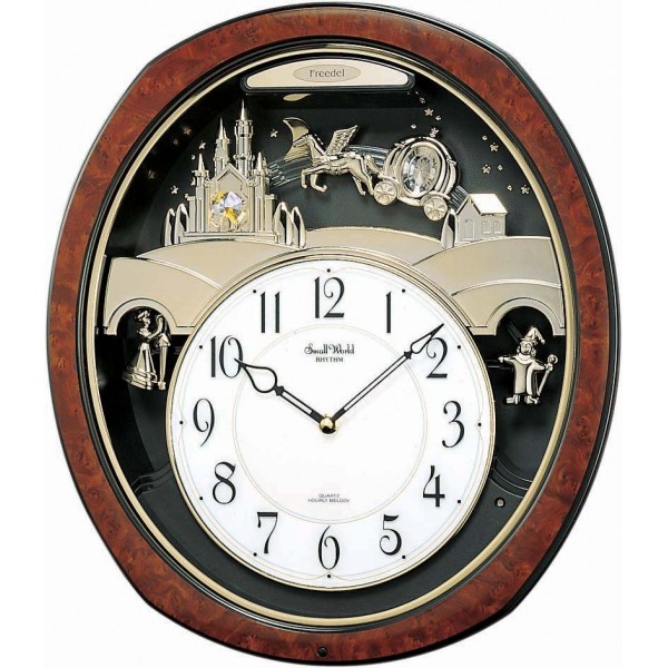 Rhythm(Japan) 6 Melodies (CTS Sound),Hourly Melody,Automatic Melody Silencer by Sensor,Pendulum Magic Motion Clock 36x41.0x7.0cm Rhythm(Japan) 6 Melodies (CTS Sound),Hourly Melody,Automatic Melody Silencer by Sensor,Pendulum Magic Motion Clock 36x41.0x7.0cm