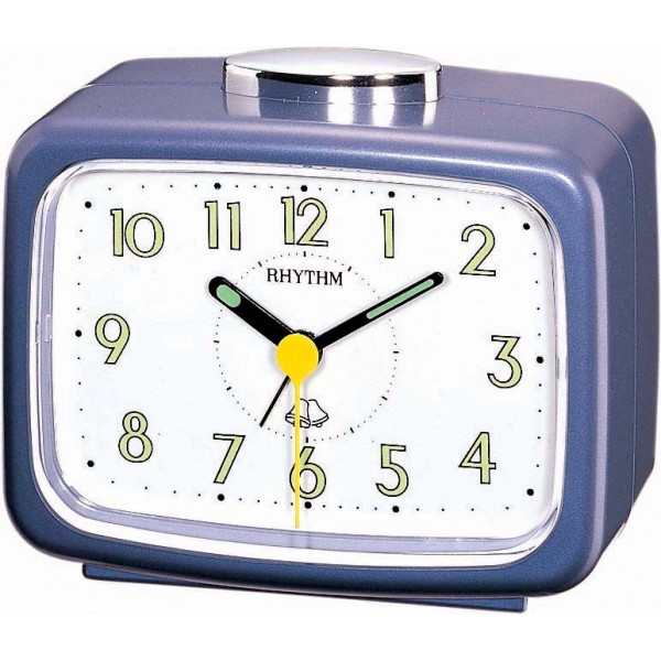 Rhythm (Japan) Plastic Clock Value Added Beep Alarm Table Clock, Numerals Dial, Plastic Case Analogue 10x8x5cms Rhythm (Japan) Plastic Clock Value Added Beep Alarm Table Clock, Numerals Dial, Plastic Case Analogue 10x8x5cms
