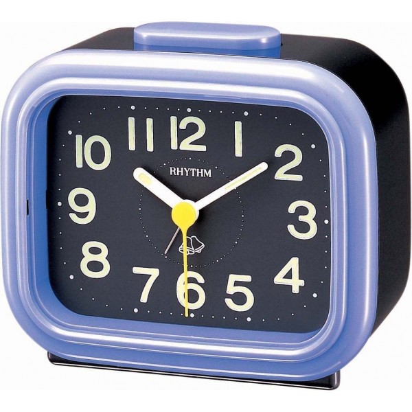 Rhythm (Japan) Plastic Clock Value Added Beep Alarm Table Clock, Numerals Dial, Plastic Case Analogue 11x10x6cms Rhythm (Japan) Plastic Clock Value Added Beep Alarm Table Clock, Numerals Dial, Plastic Case Analogue 11x10x6cms