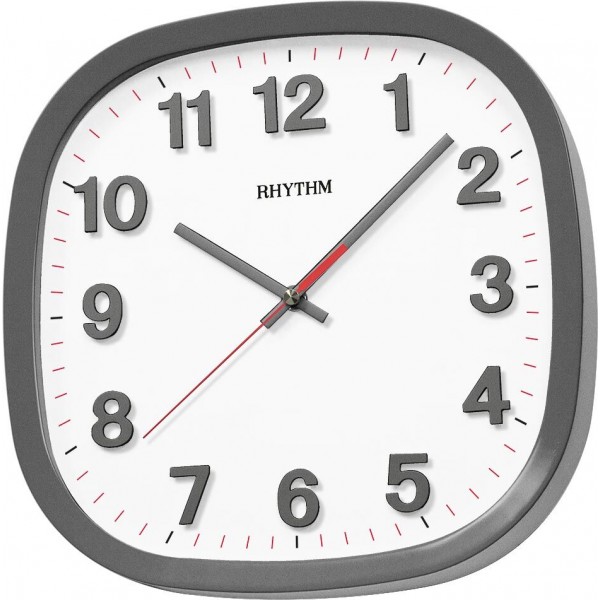 Rhythm(Japan) 3D Numerals,Silent Silky Move Value Added Wall Clock 30.5x30.5x4.6cm Rhythm(Japan) 3D Numerals,Silent Silky Move Value Added Wall Clock 30.5x30.5x4.6cm