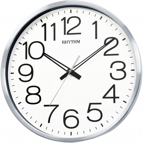 Rhythm(Japan) Silver Plastic Value Added Wall Clocks