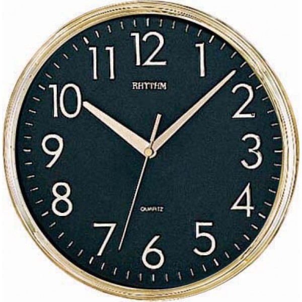 Rhythm Plastic Wall Clock 3D Numerals,Silent Silky Move,Injection Color Frame Analog(36.0x36.0x4.4cm) Rhythm Plastic Wall Clock 3D Numerals,Silent Silky Move,Injection Color Frame Analog(36.0x36.0x4.4cm)
