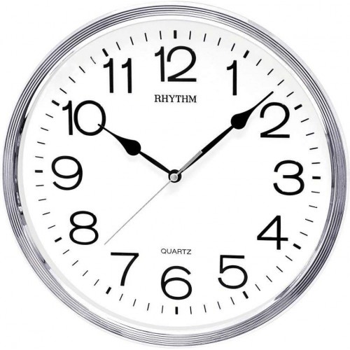 Rhythm(Japan) 3D Numerals Plastic Wall Clock 31.2x31.2x5.0cm