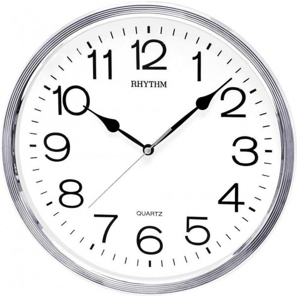 Rhythm(Japan) 3D Numerals Plastic Wall Clock 31.2x31.2x5.0cm