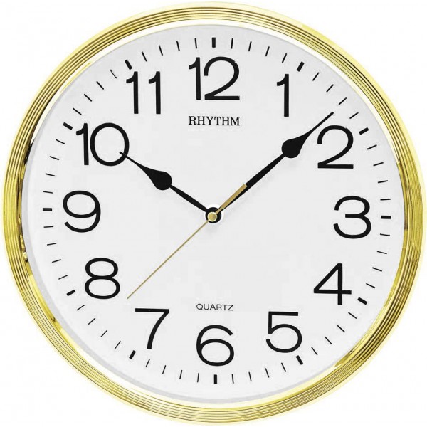 Rhythm(Japan) 3D Numerals Plastic Wall Clock 31.2x31.2x5.0cm Rhythm(Japan) 3D Numerals Plastic Wall Clock 31.2x31.2x5.0cm