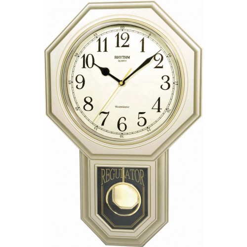 Rhythm Westminster Chime and Striking Value Added Wall Clock 30.0x47.5x7.0cm