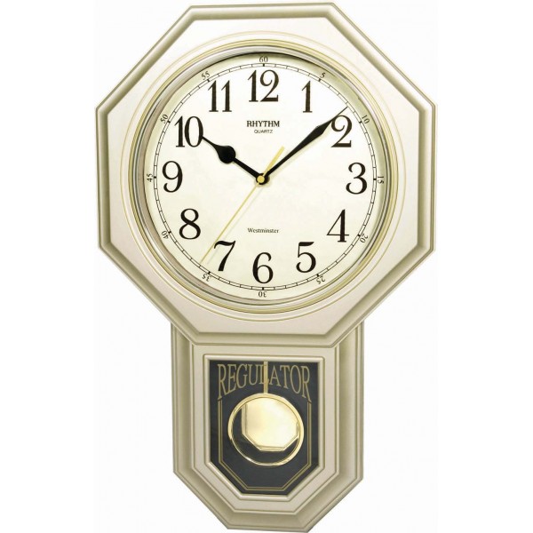 Rhythm Westminster Chime and Striking Value Added Wall Clock 30.0x47.5x7.0cm Rhythm Westminster Chime and Striking Value Added Wall Clock 30.0x47.5x7.0cm