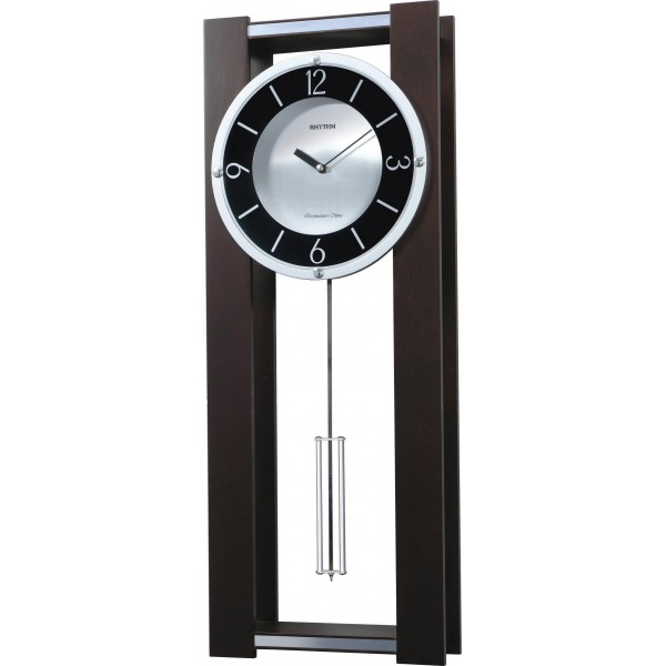 Rhythm(Japan) Volume Control Monitor Demonstration Pendulum Wall Clock 27.2x72.0x10.0cm