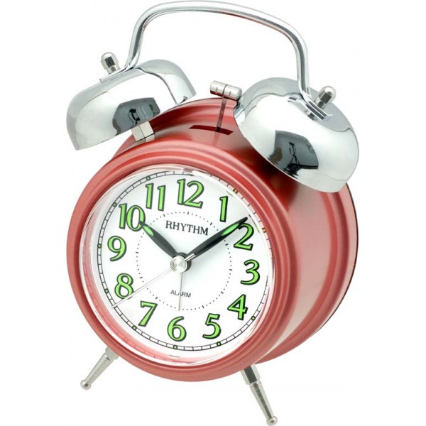 Rhythm Value Added Melody and Bell Snooze Light Silky Move Alarm Clock 9.8x14.1x6.3cm Rhythm Value Added Melody and Bell Snooze Light Silky Move Alarm Clock 9.8x14.1x6.3cm