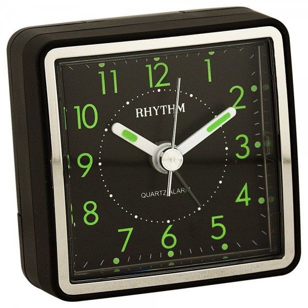 Rhythm (Japan) Plastic Clock Value Added Beep Alarm Table Clock, Tumbling Beep Alarm, See-Through Pack Numerals Dial, Plastic Case Analogue 6x6x4cms Rhythm (Japan) Plastic Clock Value Added Beep Alarm Table Clock, Tumbling Beep Alarm, See-Through Pack Numerals Dial, Plastic Case Analogue 6x6x4cms