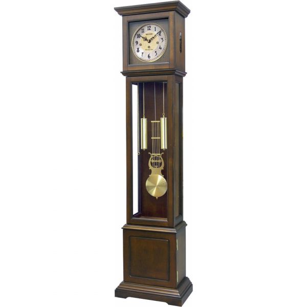 Rhythm (Japan) - 13 "Inch Height SIP(Sound In Place)Grandfather Clocks Wooden Wall Clock- 34x139x2Cm (Silent Movement, Silent Silky Brown Woode Case) Rhythm (Japan) - 13 "Inch Height SIP(Sound In Place)Grandfather Clocks Wooden Wall Clock- 34x139x2Cm (Silent Movement, Silent Silky Brown Woode Case)