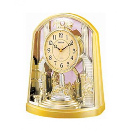 Rhythm Quartz Anniversary Dome Pendulum Mantel Clock. Made in Japan