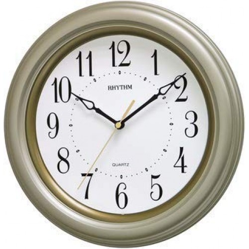 Rhythm - ( Japan) Plastic Case Round Clocks, Dimension - ( 11.41 x 4.77 inches)