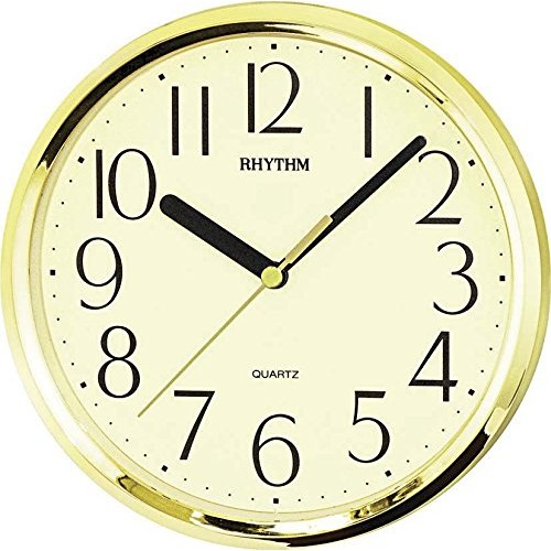 Rhythm(Japan) Plastic Wall Clock Silent Silky Move Analog Dimension-18.0x18.0x4.4cm / 259 g