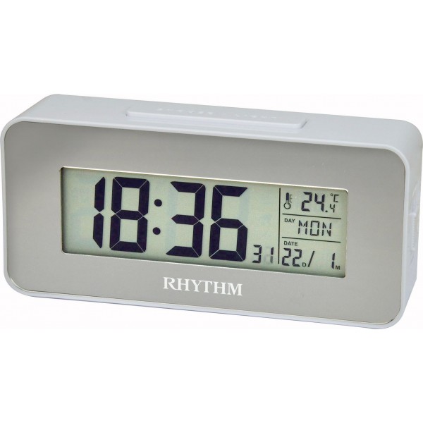 Rhythm(Japan) Black Plastic Imported BEEP Alarm, Snooze Clock Rhythm(Japan) Black Plastic Imported BEEP Alarm, Snooze Clock