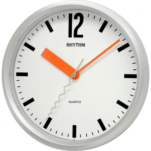 Rhythm Value Added Wall Clock Silent Silky Move Analog