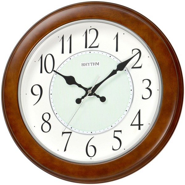 Rhythm Wooden Wall Clock Chime Westminster Chime & Strike,Silent Silky Move Analog Clock Rhythm Wooden Wall Clock Chime Westminster Chime & Strike,Silent Silky Move Analog Clock