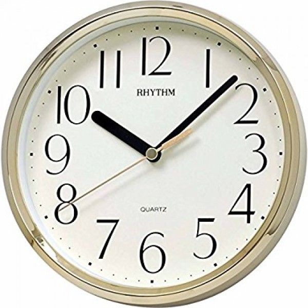 Rhythm Value Added Wall Clock Wall & Table Type,Silent Silky Move 