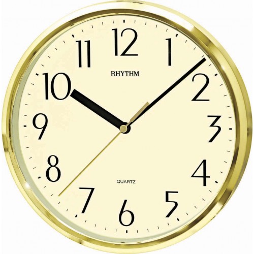 Rhythm Value Added Wall Clock Silent Silky Move Analog 