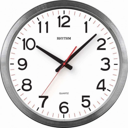 Rhythm Value Added Wall Clock Silent Silky Move 