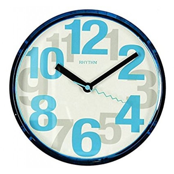 Rhythm Value Added Wall Clock Silent Silky Move Analog
