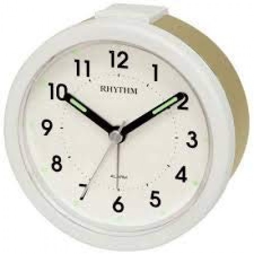 Rhythm - ( Japan) Plastic Case Shape Clocks, Beep Alarms, Dimension - ( 3.62 x 1.92 inches)